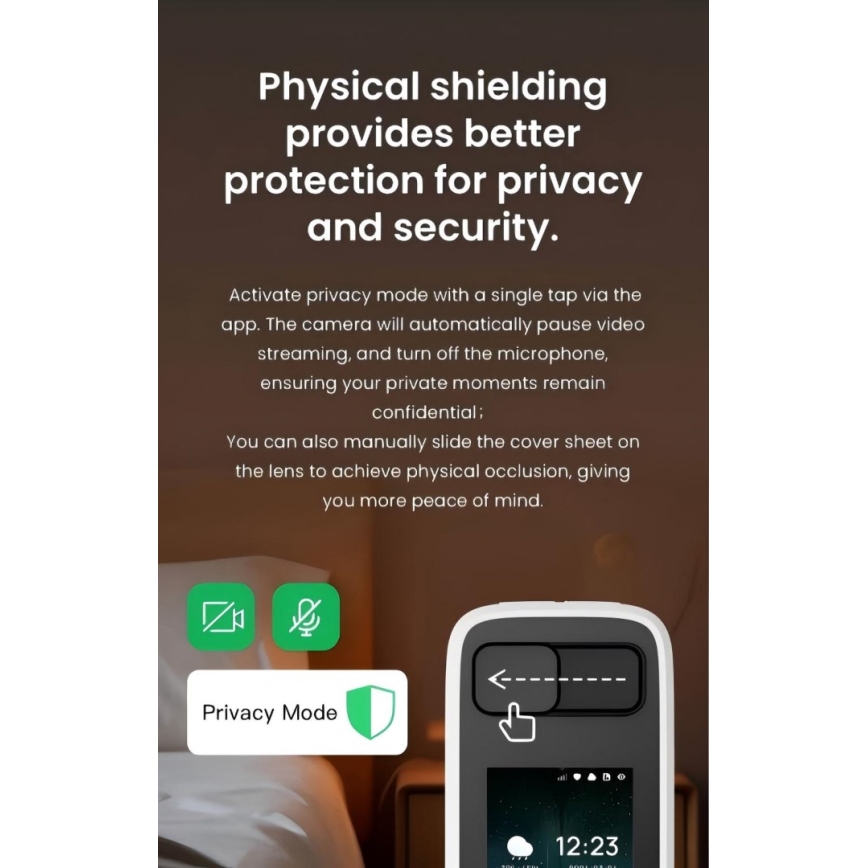 Immax NEO 07814L - Intelligente Innenkamera mit 4‑MP‑Sensor, 5 V und Wi‑Fi