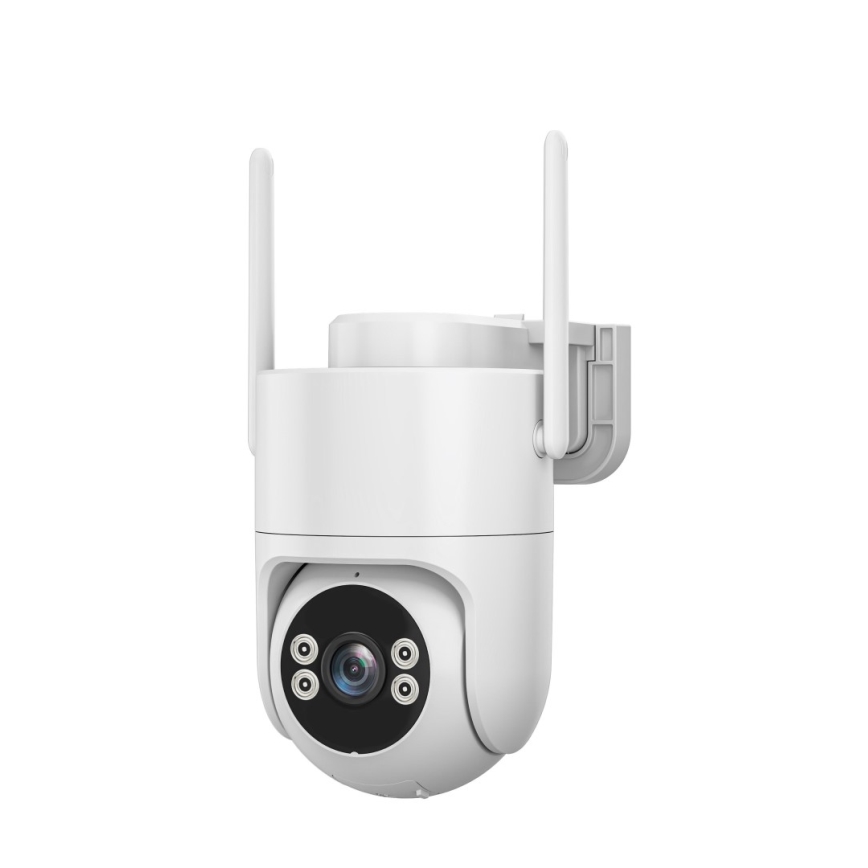 Immax NEO 07819L - Intelligente Außenkamera mit 4‑MP‑Sensor, 5V, IP65, Wi‑Fi