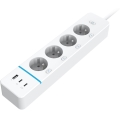 Immax NEO 07821L - Steckdosenleiste NEO LITE Smart 4AC+1xUSB+2xUSB C Wi-Fi