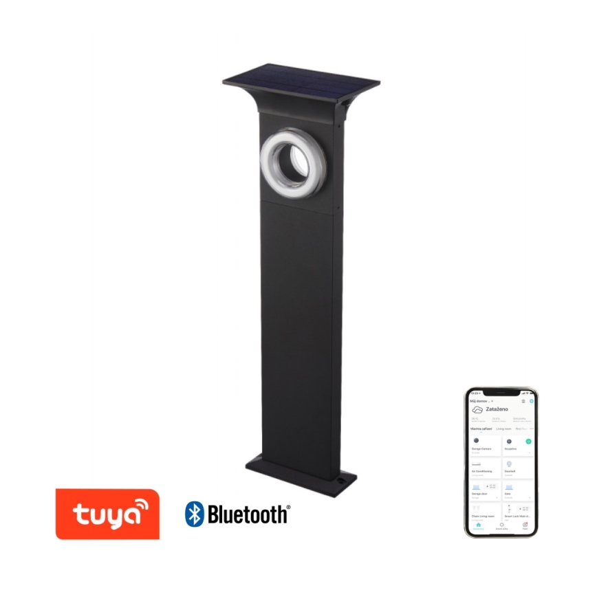 Immax NEO 07904L - LED RGB+CW/W Dimmbares Solarlicht ANEL LED/2W/5V IP54 Tuya 2000 mAh