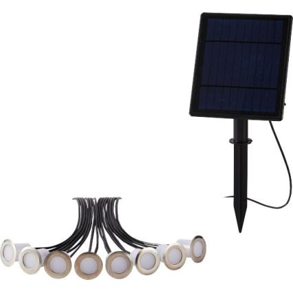 Immax NEO 07905L – Dimmbare LED-RGB-Solarleuchte ESTRELAS 8xLED/0,25W/5V IP65 Tuya