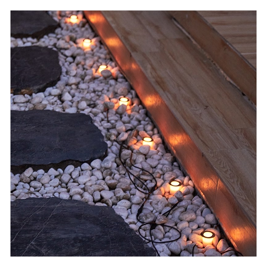 Immax NEO 07905L - LED RGB dimmbares Solarleuchte ESTRELAS 8xLED/0,25W/5V IP65 Tuya 2200 mAh