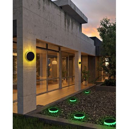 Immax NEO 07910L - LED RGB dimmbares Solarlampe mit Sensor NEO LITE LED/1W/5V rund IP54 Tuya 1300 mAh