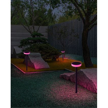 Immax NEO 07910L - LED RGB dimmbares Solarlampe mit Sensor NEO LITE LED/1W/5V rund IP54 Tuya 1300 mAh