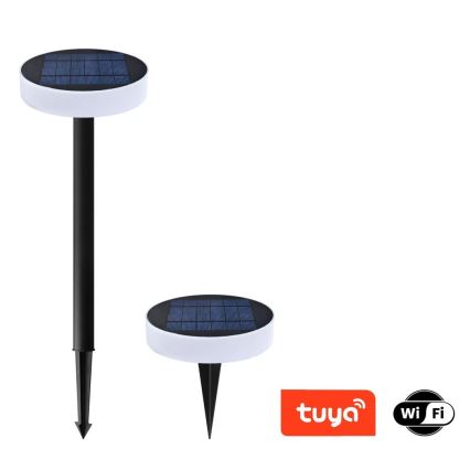 Immax NEO 07910L - LED RGB dimmbares Solarlampe mit Sensor NEO LITE LED/1W/5V rund IP54 Tuya 1300 mAh