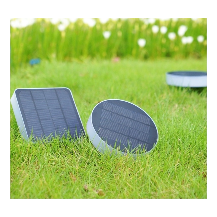 Immax NEO 07911L - Dimmbare LED-RGB-Solarleuchte mit Sensor NEO LITE LED/1W/5V eckig IP54 Tuya
