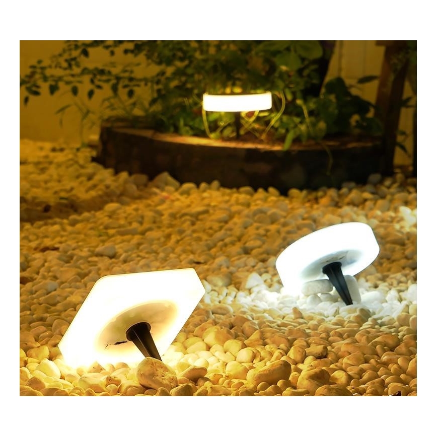 Immax NEO 07911L - LED RGB dimmbares Solarleuchte mit Sensor NEO LITE LED/1W/5V eckig IP54 Tuya 1300 mAh