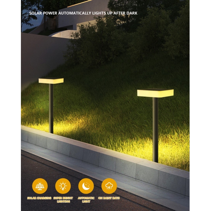 Immax NEO 07911L - LED RGB dimmbares Solarleuchte mit Sensor NEO LITE LED/1W/5V eckig IP54 Tuya 1300 mAh