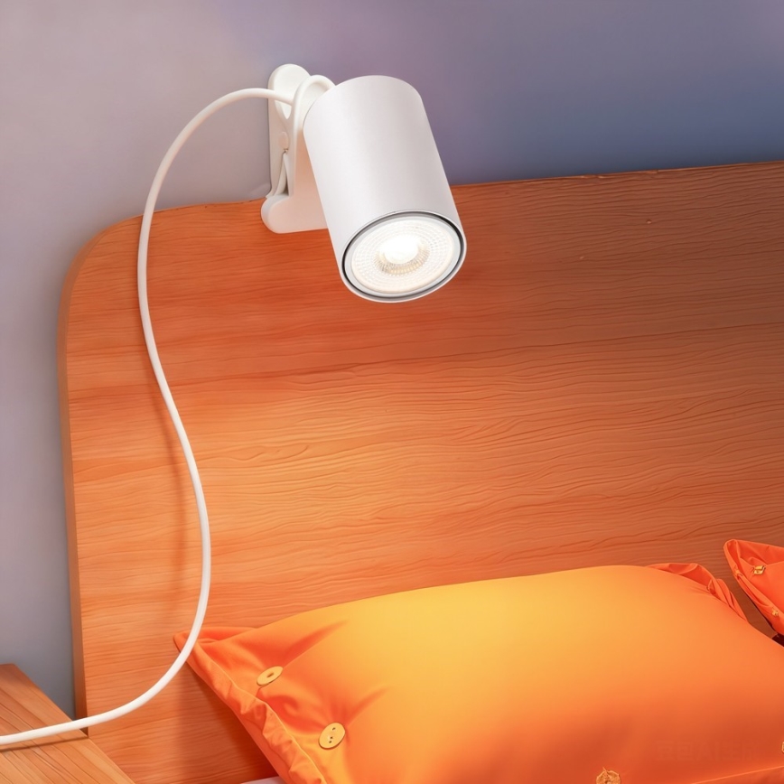 Immax NEO 08292L - Klemmlampe PUNTO 1xGU10/9W/230V weiß