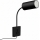 Immax NEO 08295L - Wandleuchte mit USB-Anschluss PUNTO 1xGU10/9W/230V schwarz
