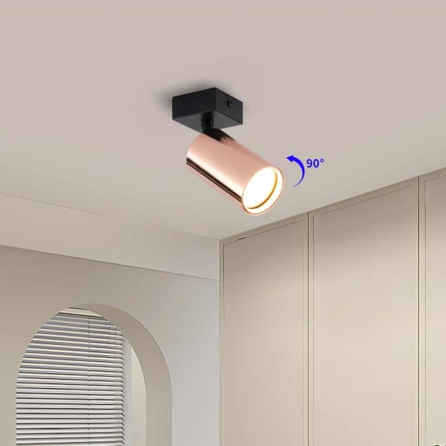 Immax NEO 08301L - Spotleuchte PUNTO 1xGU10/9W/230V Roségold