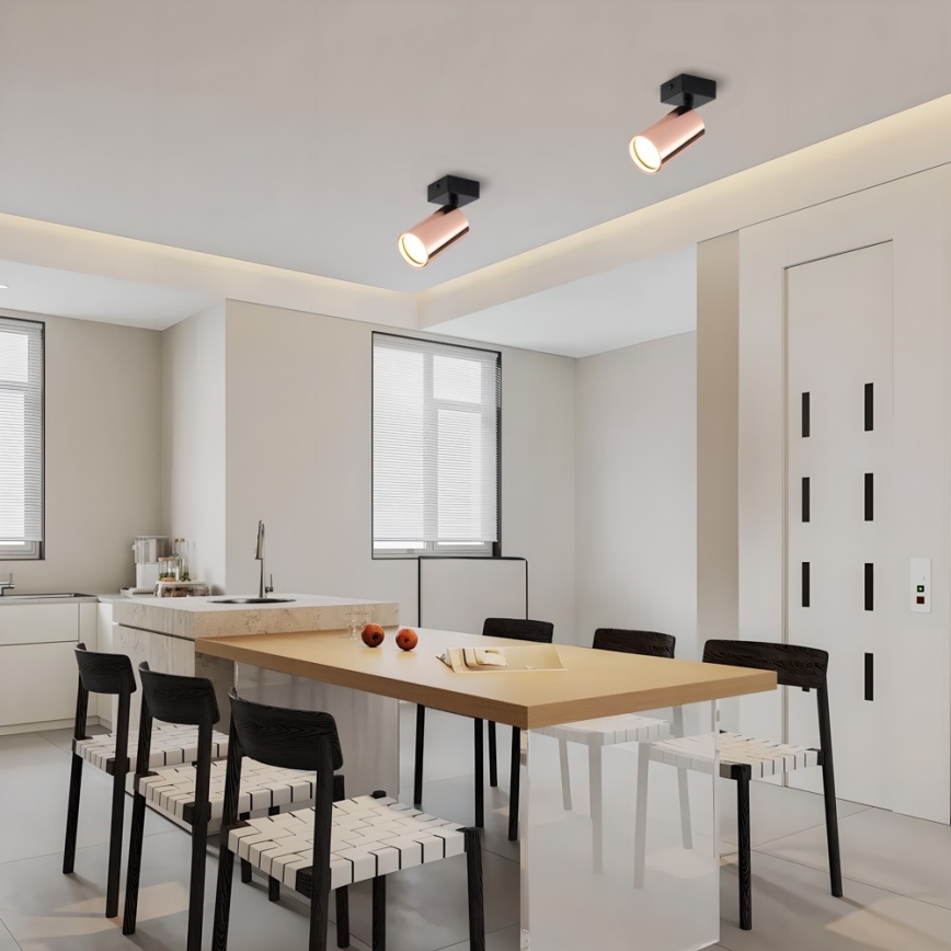 Immax NEO 08301L - Spotleuchte PUNTO 1xGU10/9W/230V Roségold