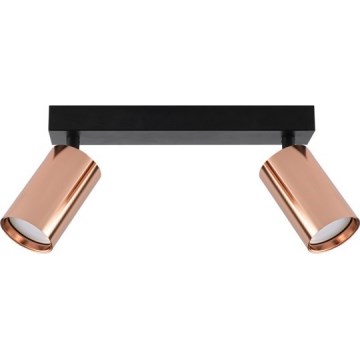 Immax NEO 08302L - Spotleuchte PUNTO 2xGU10/9W/230V Roségold