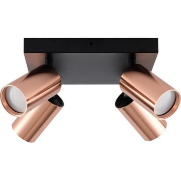 Immax NEO 08304L - Deckenspot PUNTO 4xGU10/9W/230V Roségold