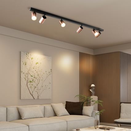 Immax NEO 08305L - Deckenspot PUNTO 6xGU10/9W/230V Roségold