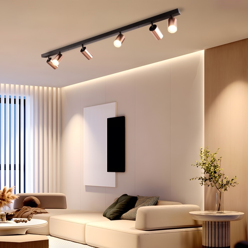 Immax NEO 08305L - Deckenspot PUNTO 6xGU10/9W/230V Roségold