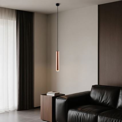 Immax NEO 08306L - Hängeleuchte an Kabel PUNTO 1xGU10/9W/230V Roségold