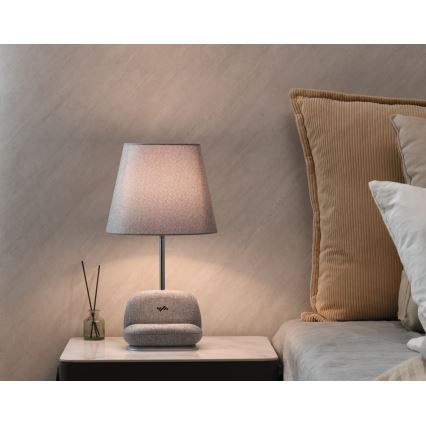 Immax NEO 09109L - Dimmbare LED-Tischlampe mit kabelloser Qi-Ladefunktion SOFA LED/6W/230V grau
