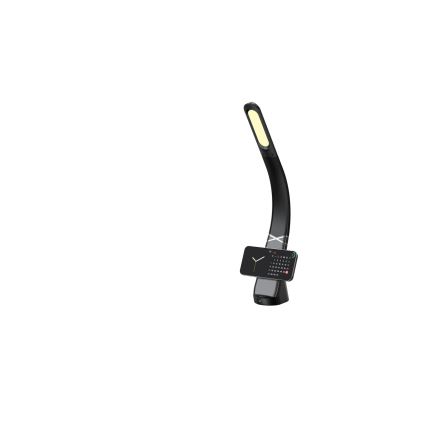 Immax NEO 09110L - LED-dimmbare Schreibtischlampe mit kabelloser Ladefunktion MAGIC LED/5W/230V schwarz