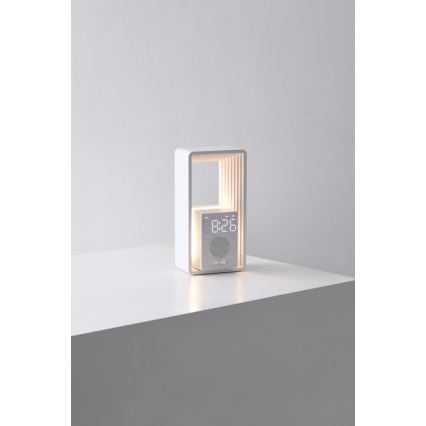 Immax NEO 09113L - LED-Tischlampe CALM mit Wecker und Ladefunktion, LED/3,5 W/5 V