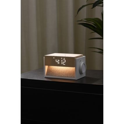 Immax NEO 09114L - LED-Tischlampe mit Wecker und USB-Ladefunktion CALM LED/1,2W/5V