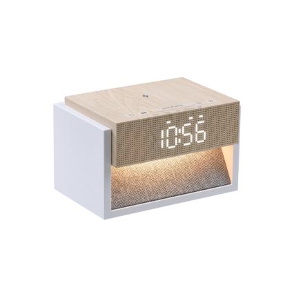 Immax NEO 09114L - LED-Tischlampe mit Wecker und USB-Ladefunktion CALM LED/1,2W/5V