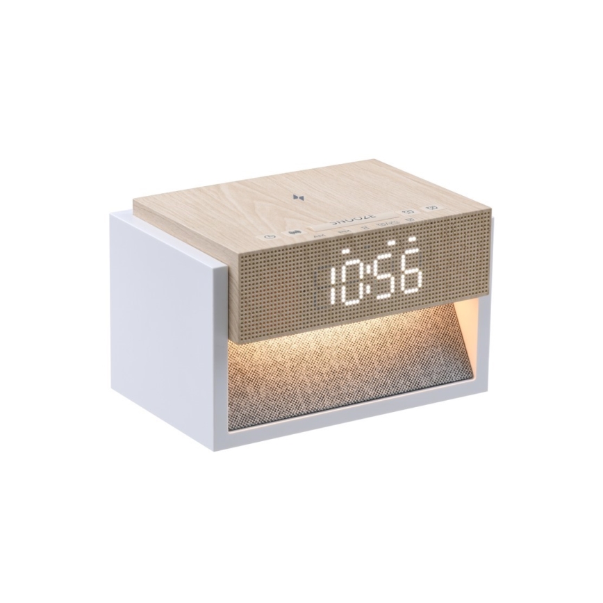 Immax NEO 09114L - LED-Tischlampe mit Wecker und USB-Ladefunktion CALM LED/1,2W/5V