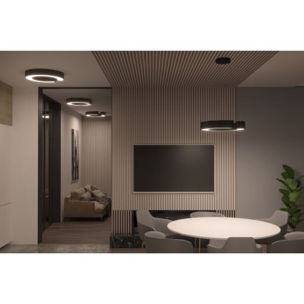 Immax NEO 7133 - LED SMART Dimmbare Deckenleuchte CÉČKO LED/52W/230V + Fernbedienung 60 cm Tuya ZigBee