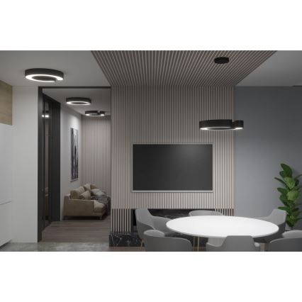 Immax NEO 7134 - LED SMART Dimmbare Hängeleuchte an Schnur CÉČKO LED/43W/230V + Fernbedienung 60 cm Tuya ZigBee