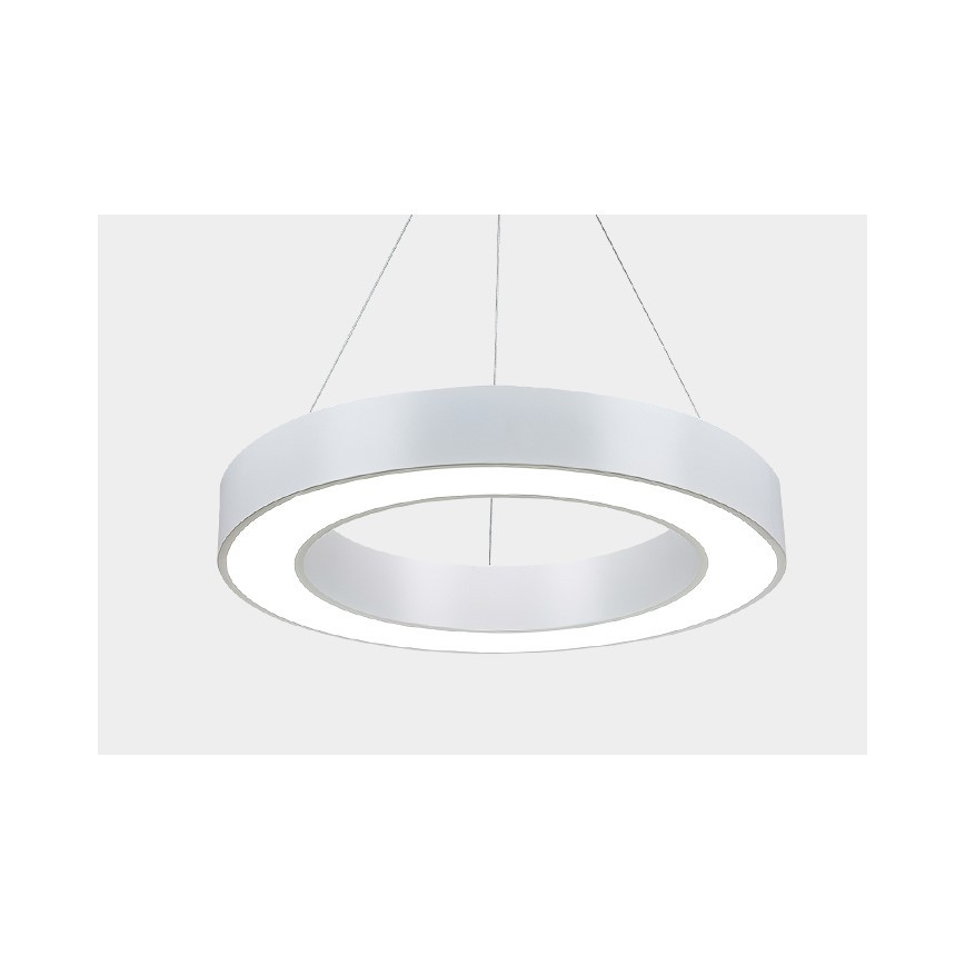 Immax NEO - Dimmbare LED Hängeleuchte PASTEL LED/52W/230V 60 cm weiß Tuya
