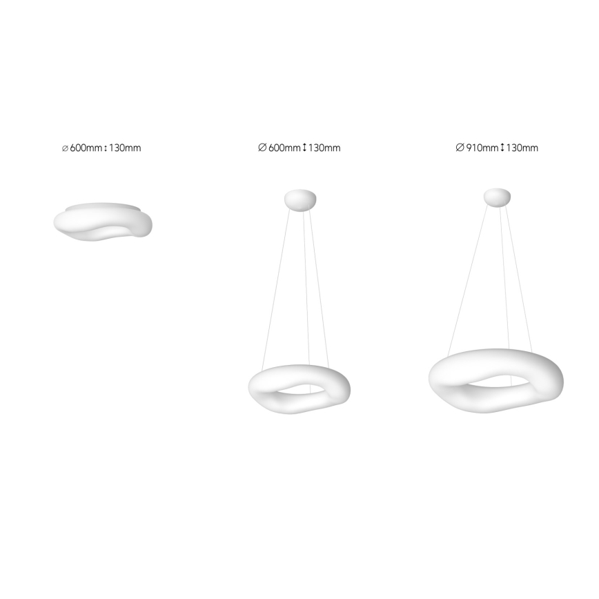 Immax NEO - Dimmbare LED Hängeleuchte PULPO LED/60W/230V 91 cm + Fernbedienung Tuya