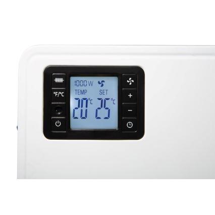 Immax NEO 07760L – Elektrische Konvektorheizung 1000/1300/2300W LCD/Timer/TURBO/Thermostat Wi-Fi Tuya + Fernbedienung