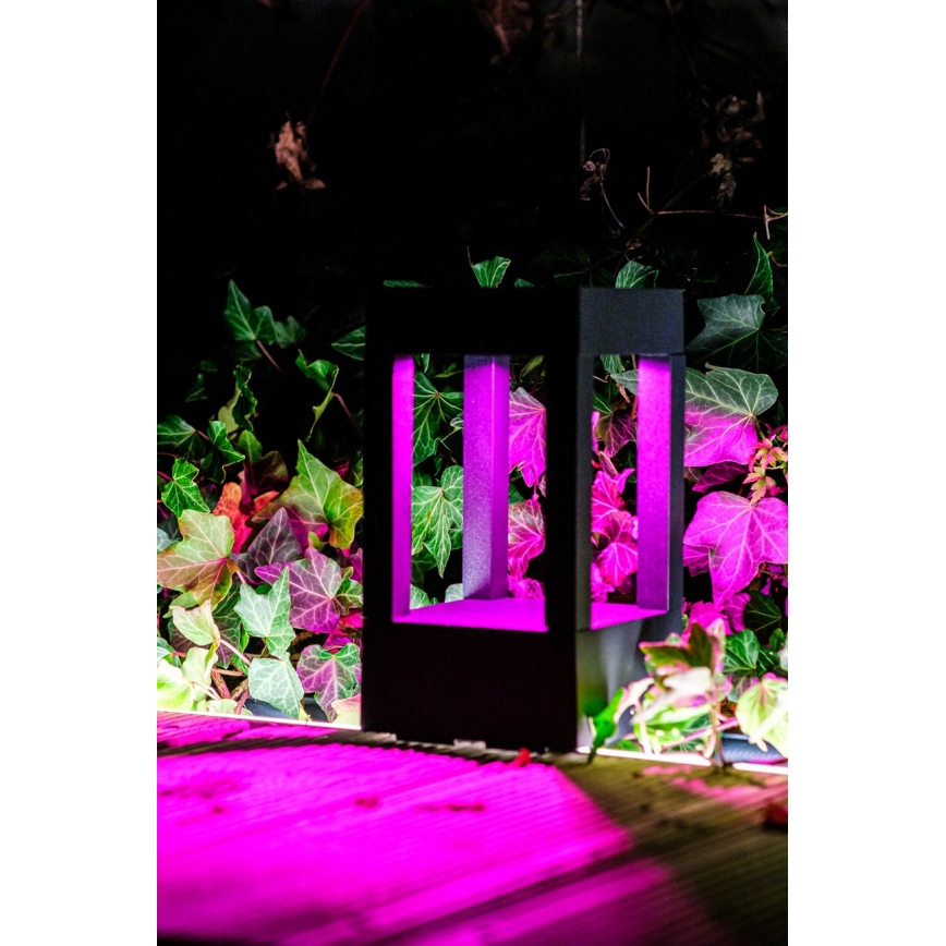 Immax NEO 07902L - LED RGB+CCT Dimmbar für den Außenbereich Leuchte NEO LITE CUBE LED/10W/230V 2700-6500K IP67 Wi-Fi Tuya schwarz