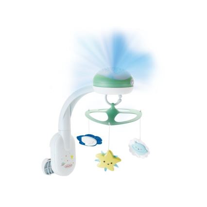 Infantino - Babybett-Mobile mit Melodie 3in1 3xAA grün