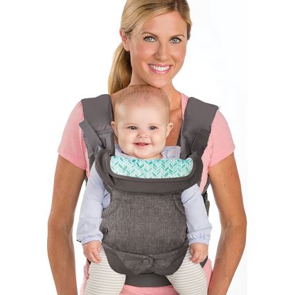 Infantino – Babytrage FLIP ADVANCED 4in1 dunkelgrau