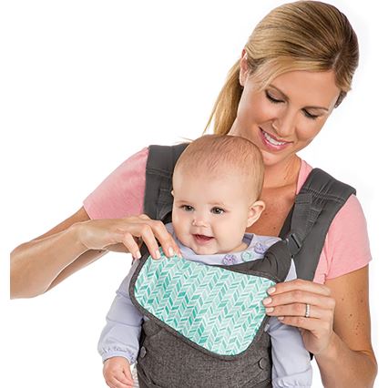 Infantino – Babytrage FLIP ADVANCED 4in1 dunkelgrau