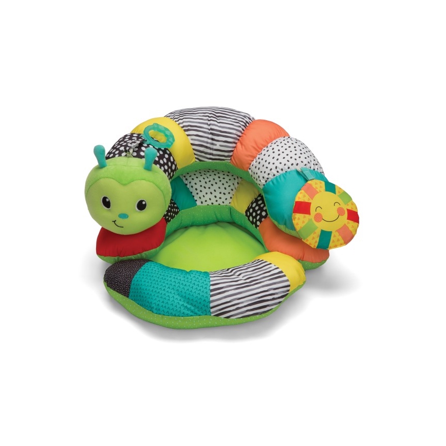 Infantino - Bauchzeit-Kissen für Kinder 2-in-1 Raupe