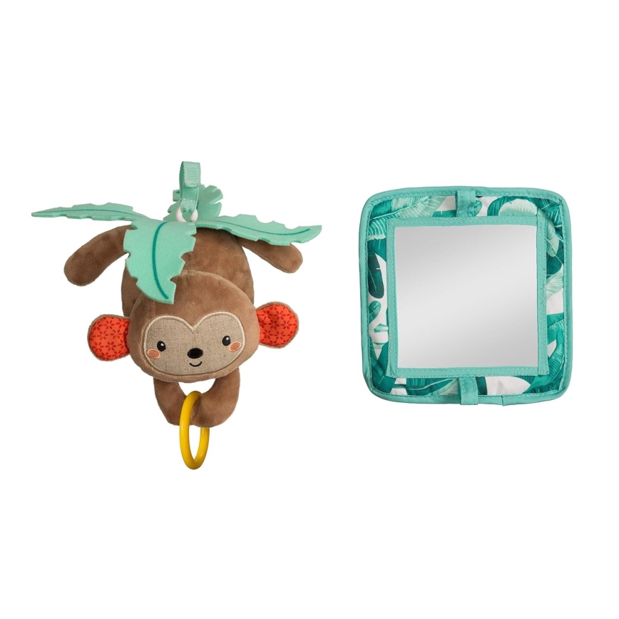 Infantino - Kinderdecke zum Spielen mit Trapez 4in1 Zoo