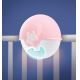 Infantino – Kleine Kinderlampe mit Projektor 3xAA rosa