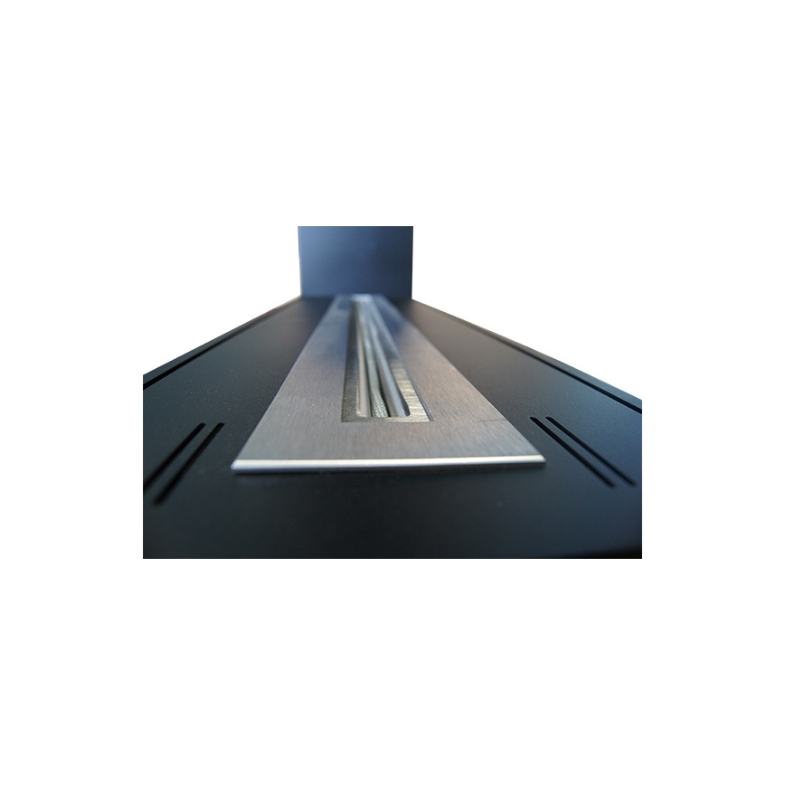 InFire – BIO-Eckkamin 100x50 cm 3kW bifazial