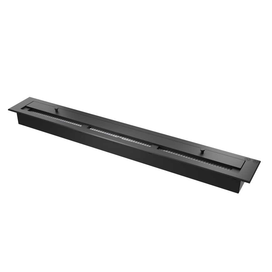 InFire – BIO-Eckkamin 110x45 cm 3kW schwarz