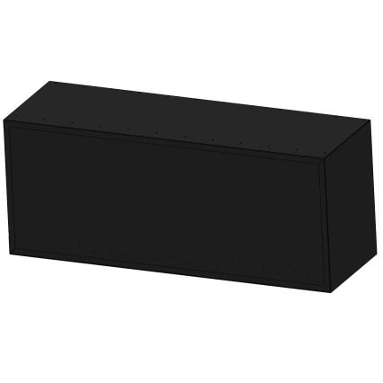 InFire – BIO-Eckkamin 110x45 cm 3kW schwarz