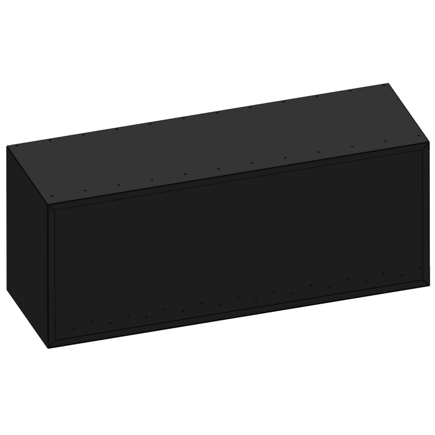 InFire – BIO-Eckkamin 110x45 cm 3kW schwarz