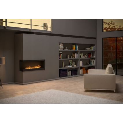 InFire - BIO-Eckkamin 45x120 cm 3kW schwarz