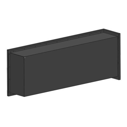 InFire - BIO-Eckkamin 45x120 cm 3kW schwarz