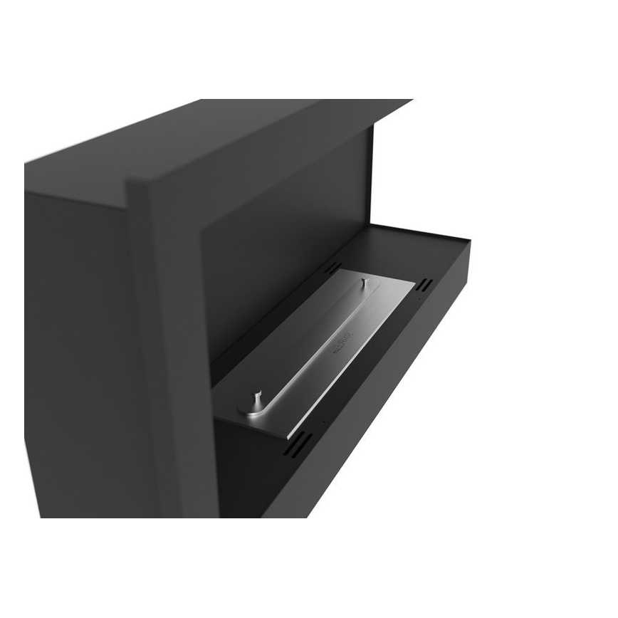 InFire - BIO-Eckkamin 45x90 cm 3kW schwarz