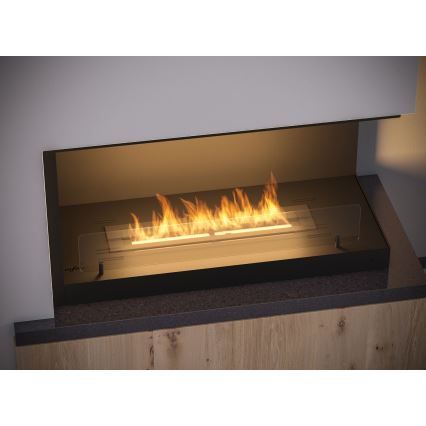 InFire – BIO-Eckkamin 80x45 cm 3,5kW schwarz