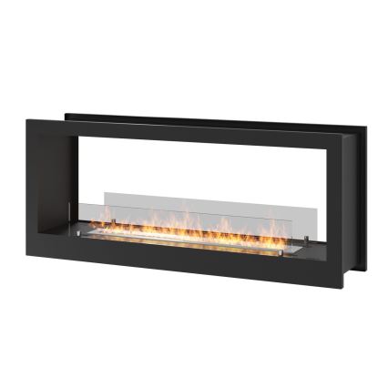 InFire – BIO-Einbaukamin 120x50 cm 3kW bifazial