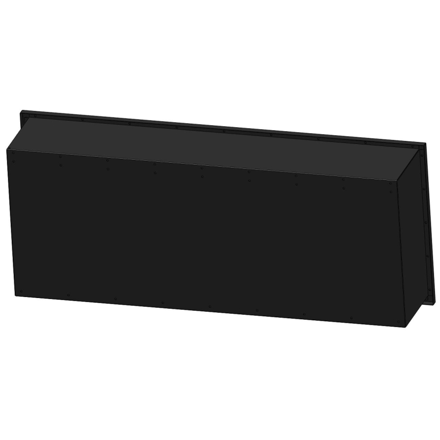 InFire – BIO-Einbaukamin 120x50 cm 3kW schwarz