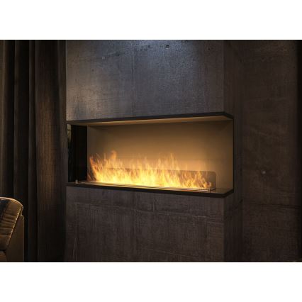 InFire – BIO-Einbaukamin 120x50 cm 3kW schwarz